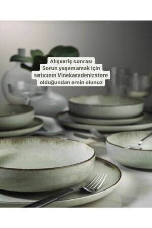 Kütahya Porcelain Pearl Mood Dinner Set for 6 Persons 18 Pieces YTMY5353 - vinekaradenizstore