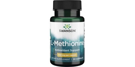 L-Methionine, 500mg - 30 caps - Swanson