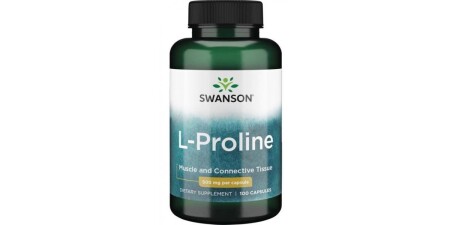 L-Prolin, 500 mg - 100 Kapseln - Swanson