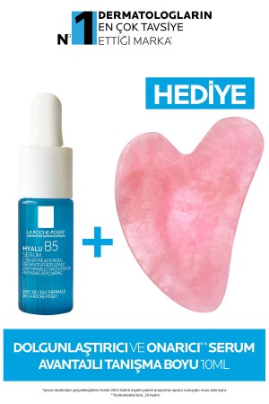 La Roche-posay Hyalu B5 Plumping Serum 10 Ml Meet Size + Gua Sha Stone Gift! - La Roche Posay