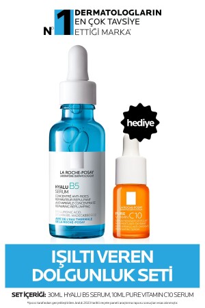 La Roche-posay Radiant Plumping Set: Hyalu B5 Serum 30 Ml&C Vitamin Serum 10 Ml LRP20220014 - La Roche Posay