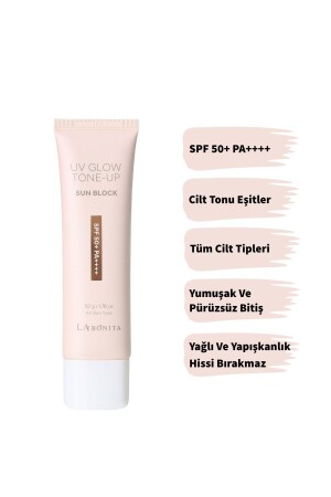 Labonita Tone Up Sun Cream - Skin Tone Equalizing and Brightening Sun Cream 50g LNT01 - LA BONITA