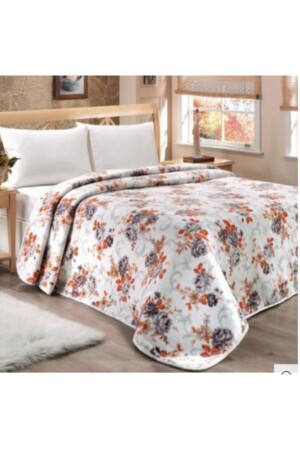 Lacasa Luxury Mink King Size 1080 Gray Blanket 200x240 &Both Blanket & Bedspread& - Mink