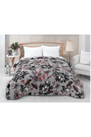 Lacasa Luxury Mink King Size 1095 Gray Blanket 200x240 Both Blanket and Bedspread - Mink