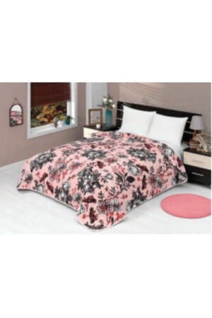Lacasa Luxury Mink King Size Blanket 200x240 &hem Blanket & Bedspread - Mink