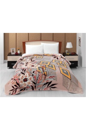 Lacasa Luxus-Nerz-King-Size-1093-Beige-Decke 200 x 240 & sowohl Decke als auch Tagesdecke & neues Produkt - Mink