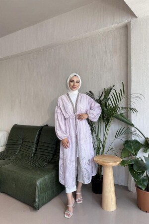 Laced Lace Kimono PINK - Sawosh