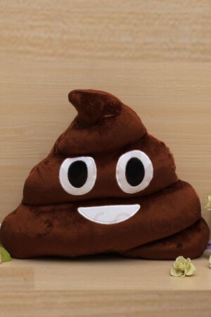 Lächelndes Poo-Emoji-Kissen - Moryconcept