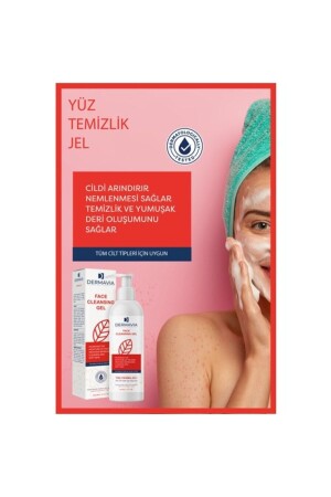 Lactic Acid Face Wash Gel 200 ml Dermavia6 - Dermavia