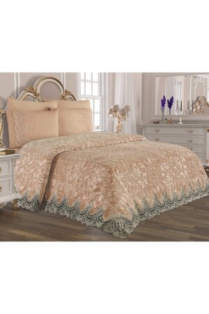 Lacy Blanket Set. Dowry Bridal Set. 6 Pieces 32234323243243232 - enti ev tekstili