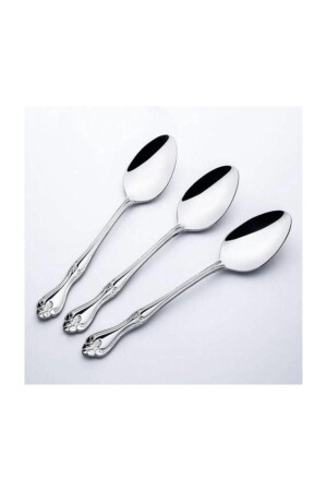 Lalezar Plain 12 Pieces Table Spoons 174NEHİR - Nehir