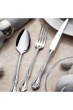 Lalezar Plain 89 Piece Boxed Fork Spoon Knife Set 2016ST021117 - Nehir