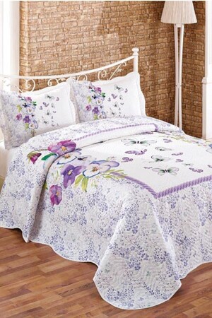 Lalin Double Quilted Bedspread - Örtüm