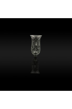 Lamp Glass. Large Size, Transparent with Cut Out. (TO. 14) LAMP GLASS. TRANSPARENT, CUT ON THE TOP - KUĞULU