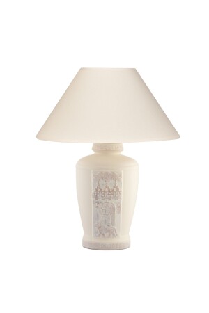 Lampenschirm aus Urart-Keramik in Creme - Yalılı Seramik