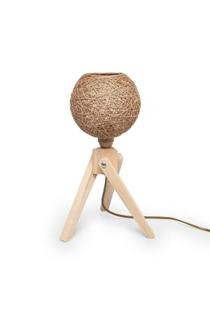 Lampshade Table Lamp Tripod Wood A-3102 528485 - Tek-İş