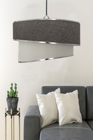 Landra Tekli Sarkıt Avize Gri - Bby Home & Design