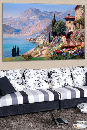 Landschaftsgemälde auf Leinwand, ideal für Wohnzimmer, Flur, Büro und Schlafzimmer 8461721750 - Genel Markalar