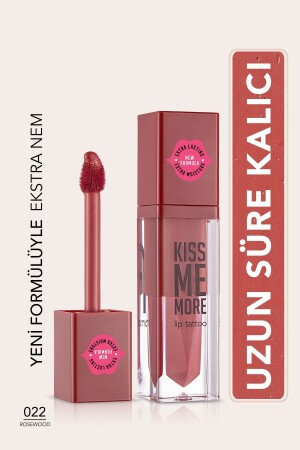 Langanhaltender, matter Lippenstift – Kiss Me More-022 Rosewood-8682536040891 - Flormar
