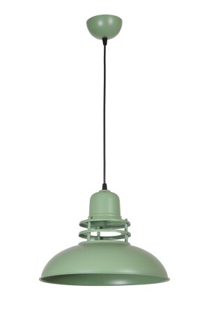 Lantern Modern Design Molded Pendant Lamp Metal Green Pendant Lamp Color Cafe - Kitchen Single Chandelier FNR5533 - Fer Avize