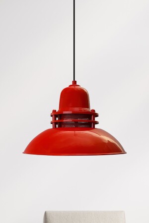 Lantern Red Chandelier Single Pendant Lamp Kitchen Bedroom Living Room Desktop Lamp Lighting Models BMM2061XXXX04 - Bamyum