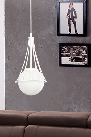 Lapis Single White-white Glop Glass BEG1040BEG01 - Begüsa