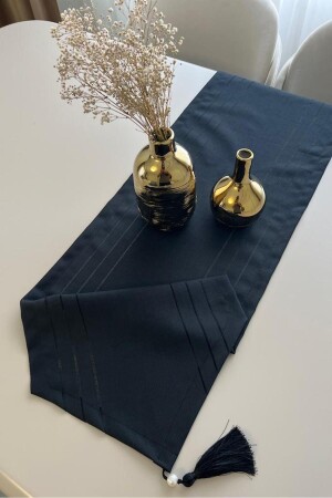 Lara Runner Cover Black 40x145 - Gülce Home Collection