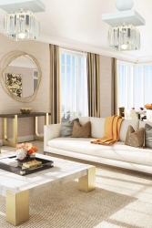 Lara Tekli Kare Beyaz K-10 Kristal Taşlı Avize 160504000776 - İstanbul Avize