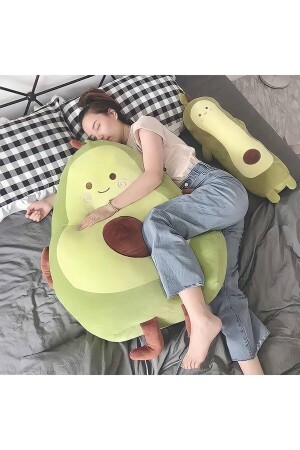 Large Avocado Plush Pillow (jumbo Size) - Hayalinizdeki Mağza