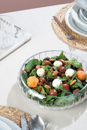 Large Glass Salad Bowl - Glamis