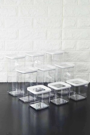Large Set of 9 Storage Containers (1700 1200 700) 8574854321 - Vip Ahmet