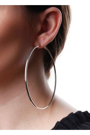 Large Size Double Hoop Earrings - Maksesuar