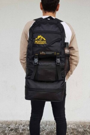 Large Size Mountaineering Backpack with Bellows and Shoe Rack 80 Liters - Montana Mountainer