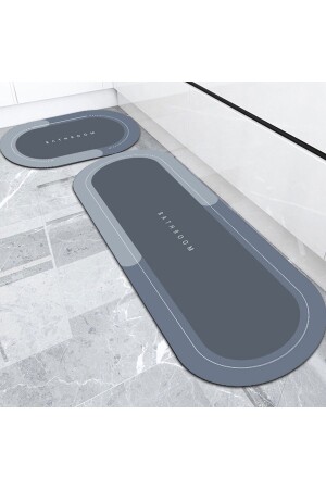 Large Size Oval Long Magic Doormat with Water Absorbent Base 40*120 - Beyzana