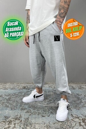 Large Size Oversize Loose Fit Sweatpants with Elastic Legs Comfortable Unisex Sweatpants - La Gizzia