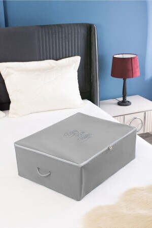 Large Size Plinth Anthracite Storage Bag 62 X 46 X 22 Cm - Serstil
