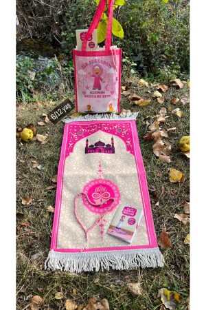 Large size Prayer prayer worship children's prayer rug prayer set with bag - Hicazavm