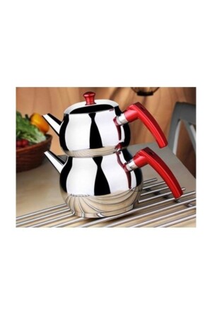 Large Size Stainless Steel Teapot 00123 - panayır