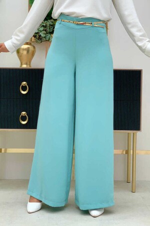 Large Size Zippered Belt Accessory Trousers Skirt 0125-1 Mint - Bym Fashion