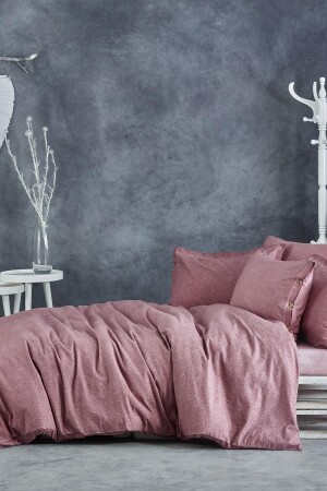 Larren King Size Duvet Cover Set 100% Organic Cotton Satin Embroidered Powder 240x220 Cm TYC00556702632 - Ecocotton