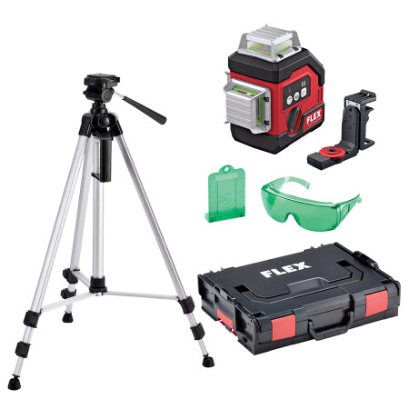 Laser level FLEX ALC 3/360-G/R 10.8 with accessory - FLEX