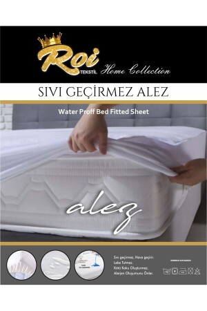 Lastikli Komple Lastikli Sıvı Geçirmez Fitted Yatak Alezi yatakalez - Roi Tekstil