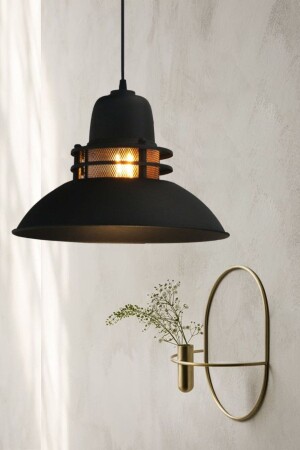 Laterne Schwarz Kronleuchter Einzelne Pendelleuchte Küche Kinderzimmer Wohnzimmer Desktop Lampe Beleuchtung Modelle - Bamyum