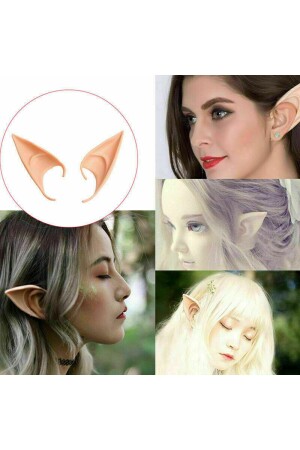 Latex Elf Ears Made of Soft Material 1 Pair 10x5 Cm SMR-B052 - Samur