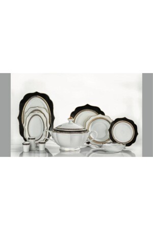 Launa 60 Piece. Porcelain Dinner Set for 12 People SCHAFER LAUNA 60 PÇ. ALT03 - Schafer