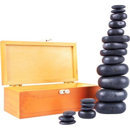 Lava Massage Stone Set inSPORTline Basalt Stone 20 pcs. - inSPORTline