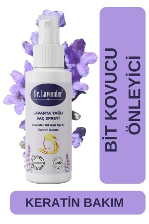 Lavender Extract Anti-Lice Protective and Lice Repellent Spray Keratin Hair Tonic 100 ml - Dr. Lavender
