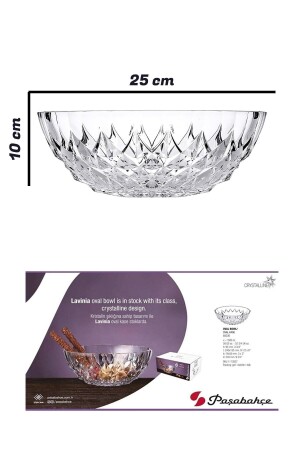 Lavinia Oval Crystal Bowl Gondola Model 1500cc 68236L - Paşabahçe