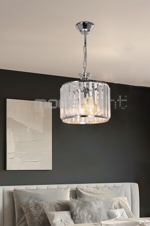 Lavinya Kristal 2li Krom Avize MNG.7035 - Modelight