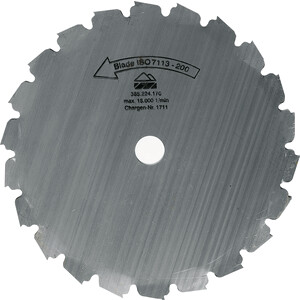 Lawnmower cutting blade MAKITA 200mm 22 teeth - Makita Accessories